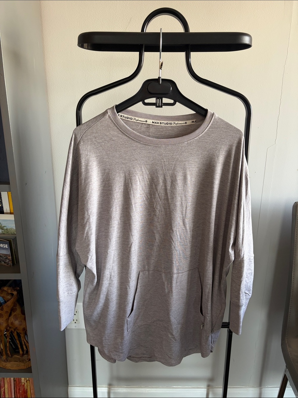 Max Studio Women's Light purple Track Top and pants.